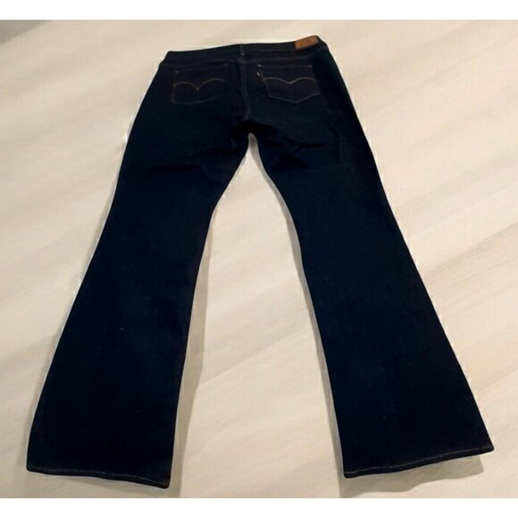 Levi's San Francisco Bold Curve Boot Cut Blue Denim Womens Jeans Size 18 W - Picture 2 of 13